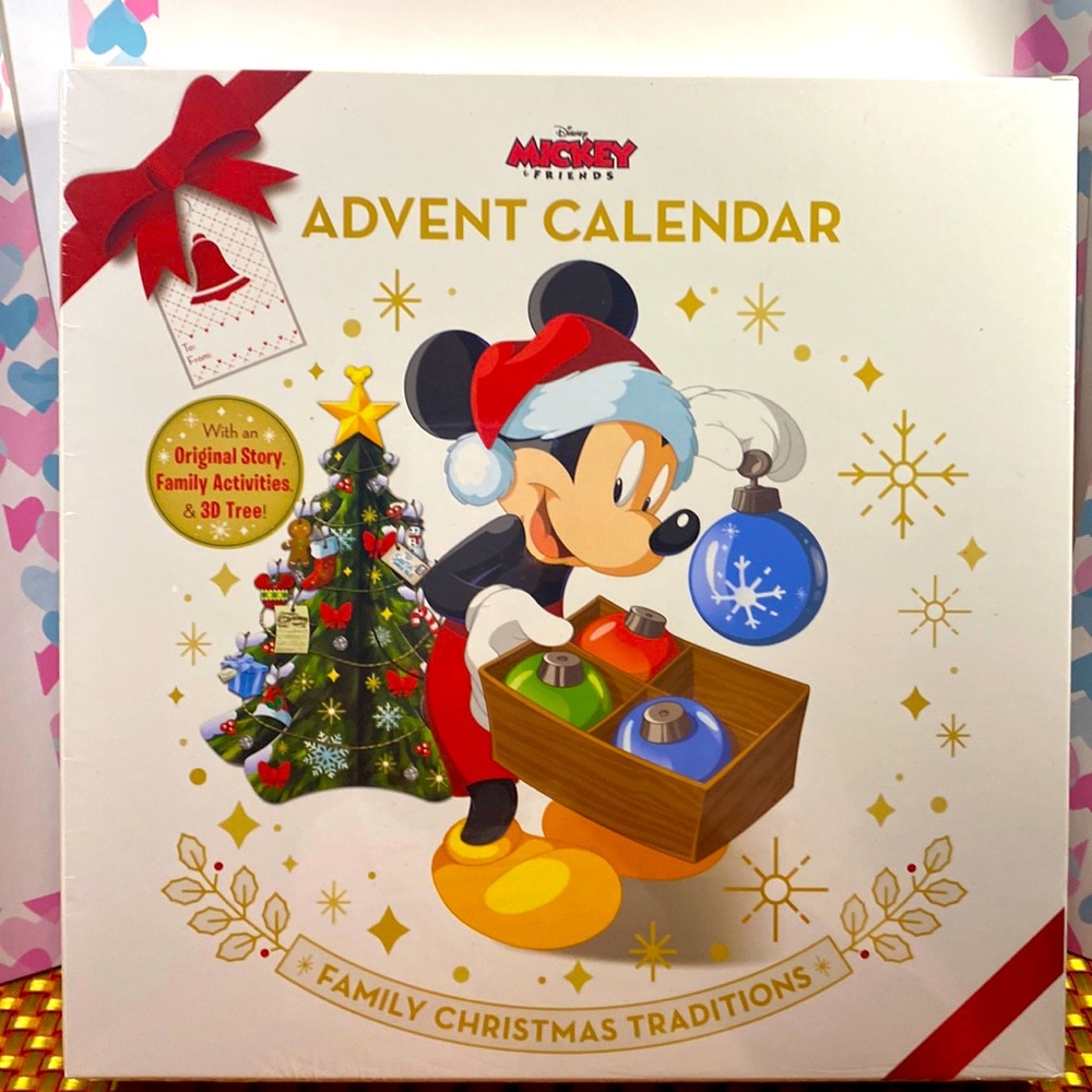 DISNEY MICKEY FRIEND ADVENT CALENDAR BOOK UNISEX NEW